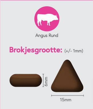 12 KG | FRISK Angus Rund met 5 superfoods: Wortel, Sperziebonen, Bloemkool, Tomaat en Courgette voor volwassen honden